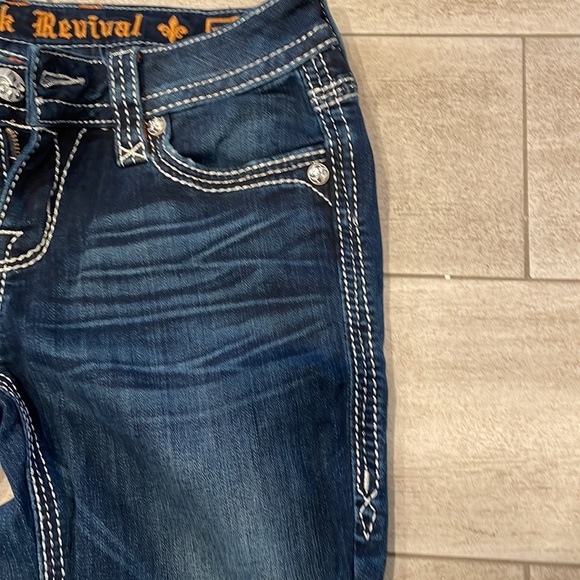 Rock Revival Arlene boot cut jeans size 27 - Picture 3 of 10